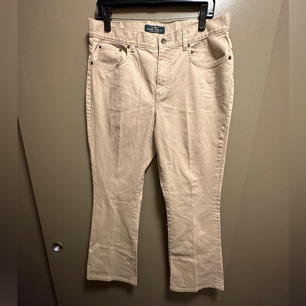 LRL Lauren jeans khaki classic bootcut jeans